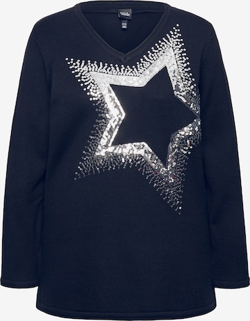 Ulla Popken Pullover in Blau: Vorderseite