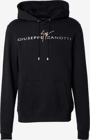 Giuseppe ZanottiSweater majica 'IRU' - crna boja: prednji dio