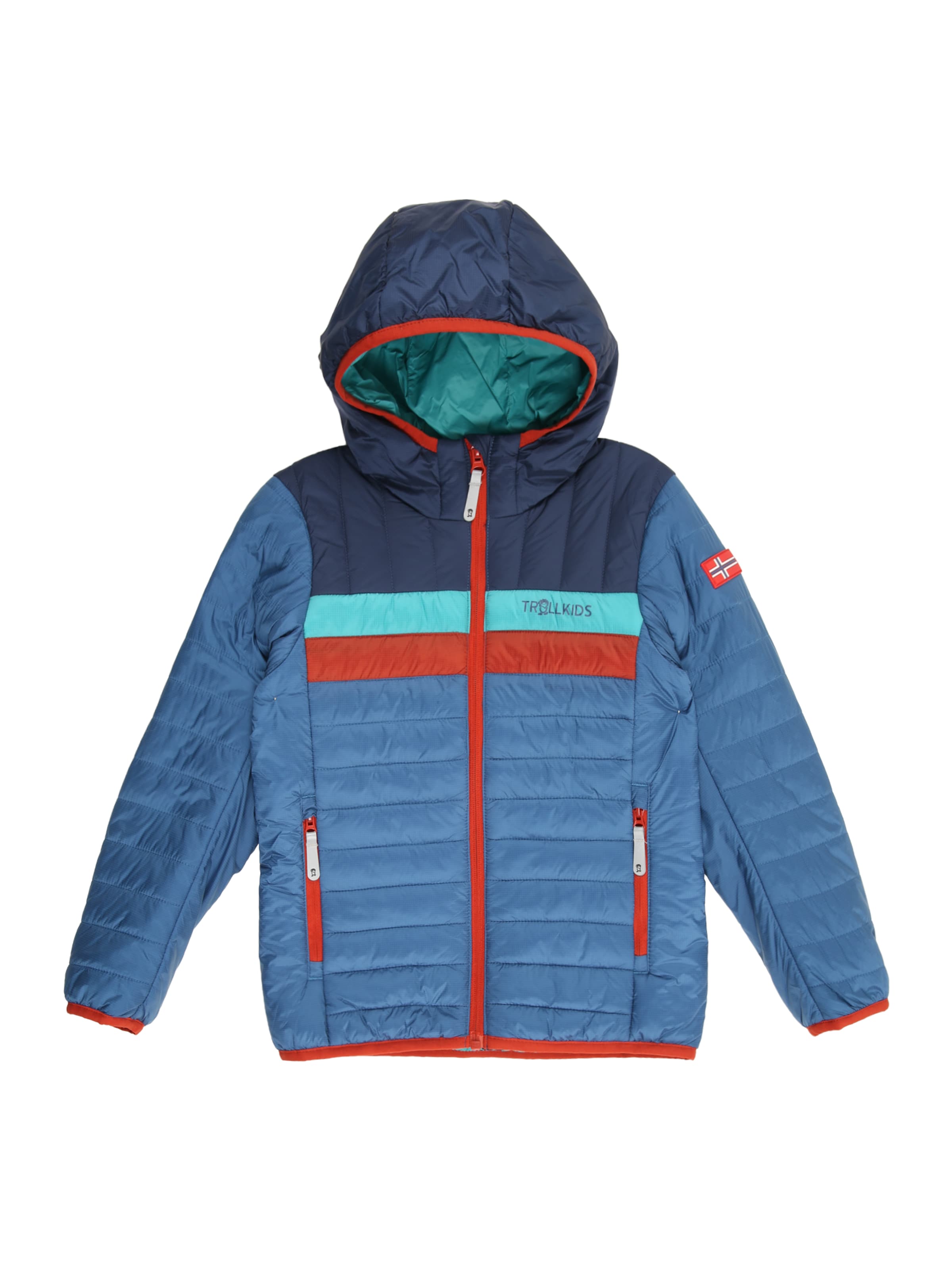 zaļš TROLLKIDS Āra jaka 'Eikefjord': no priekšpuses