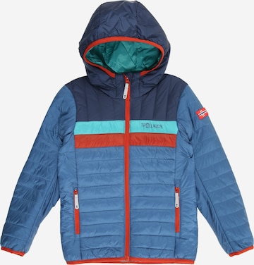 TROLLKIDS Ulkoilutakki 'Eikefjord' värissä vihreä: etupuoli