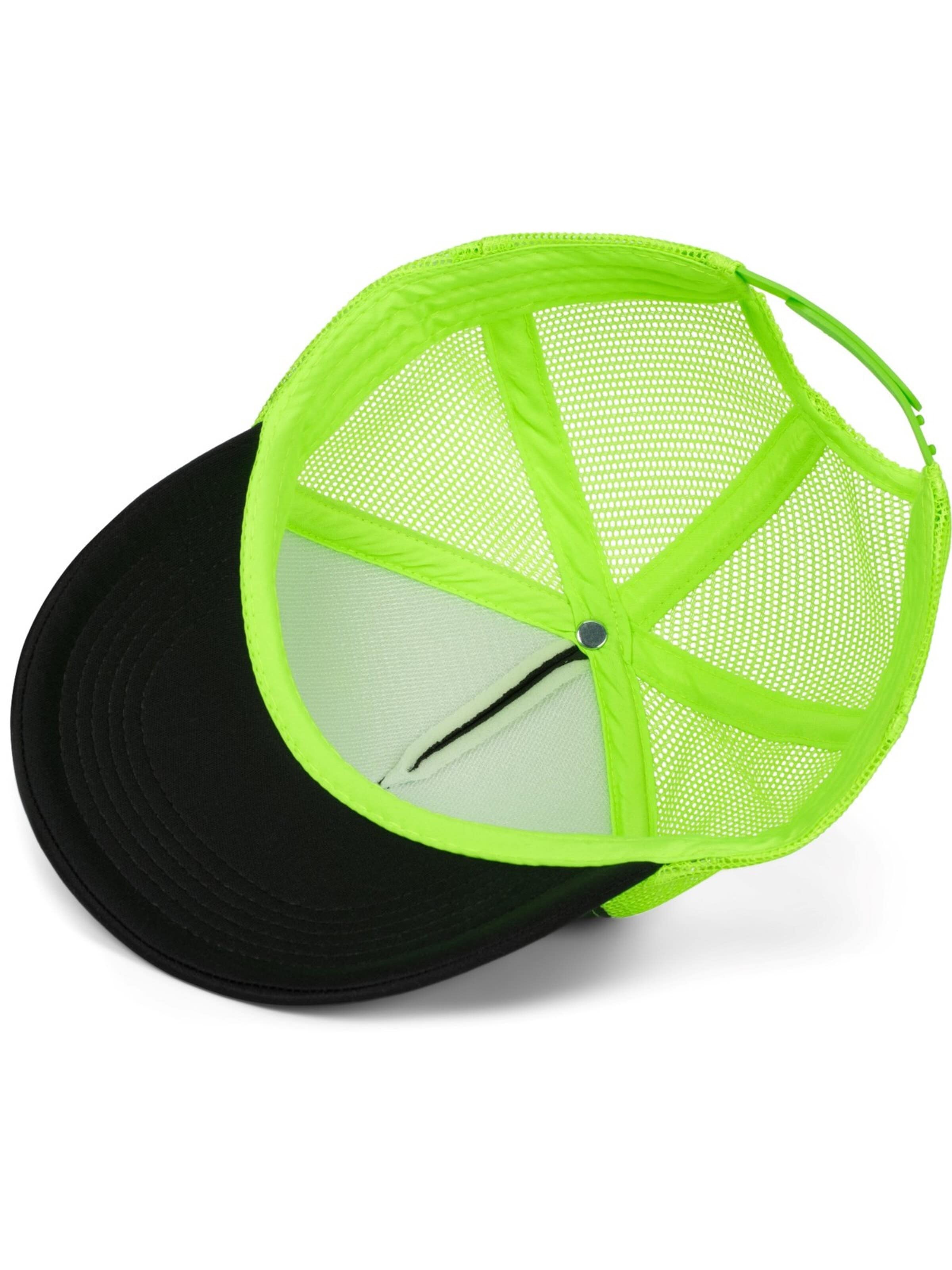 styleBREAKER Cap 'Trucker Cap 5-Panel Mesh' in Green