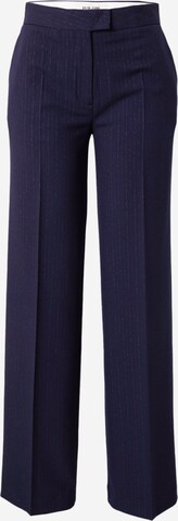 Wide Leg Pantalon à plis Salsa Jeans en bleu : devant