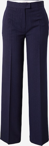 Salsa Jeans Wide leg Pleated Pants in Blue: front