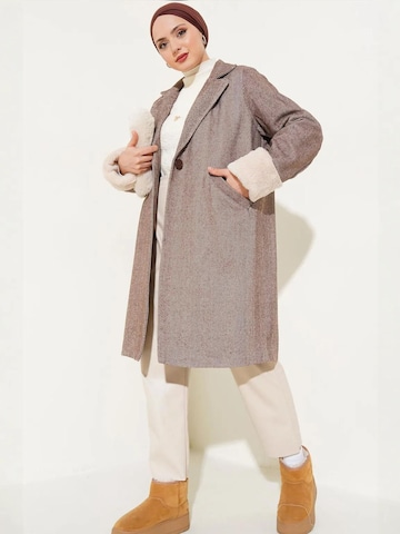 Bigdart - Sobretudo meia-estação em castanho