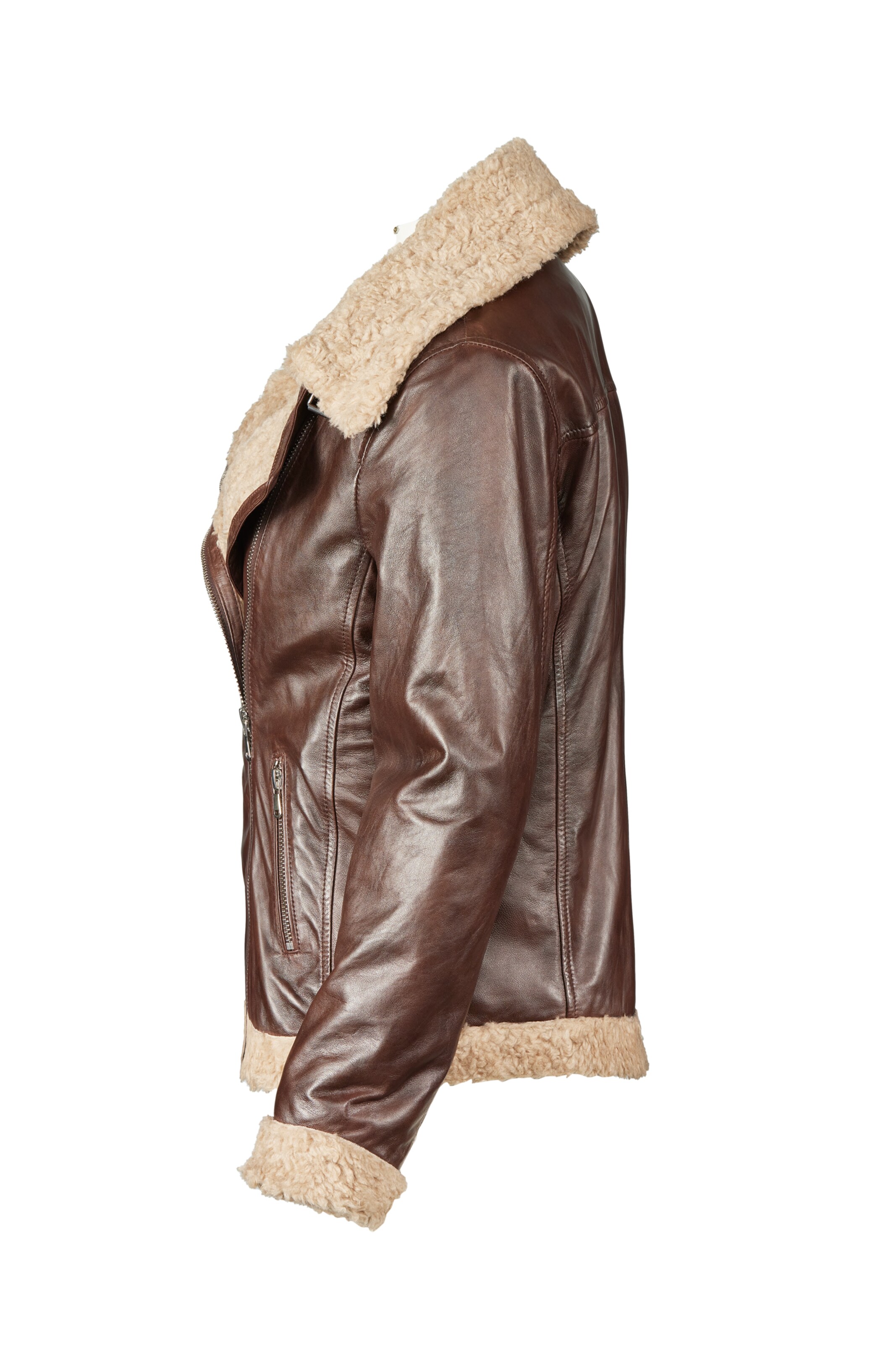 Apple of Eden Between-season jacket in Brown