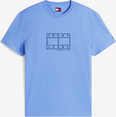 Marškinėliai iš Tommy Jeans, spalva – tamsiai mėlyna / šviesiai mėlyna, Prekių apžvalga