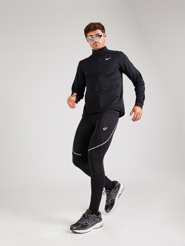 ASICS Skinny Sporthose 'ROAD LITE-SHOW' in Schwarz