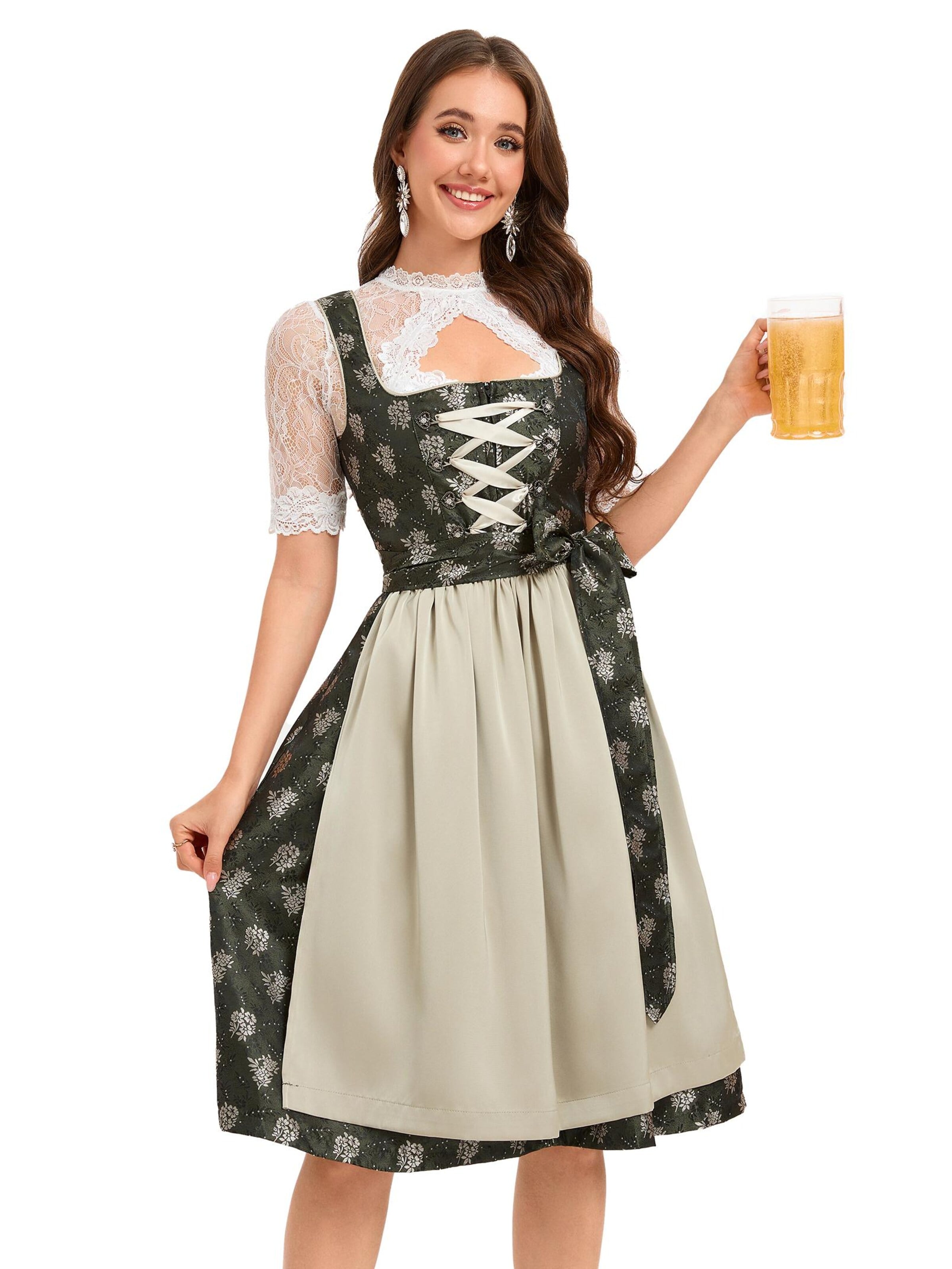 Yesfashion Dirndl‌‌ in Grün