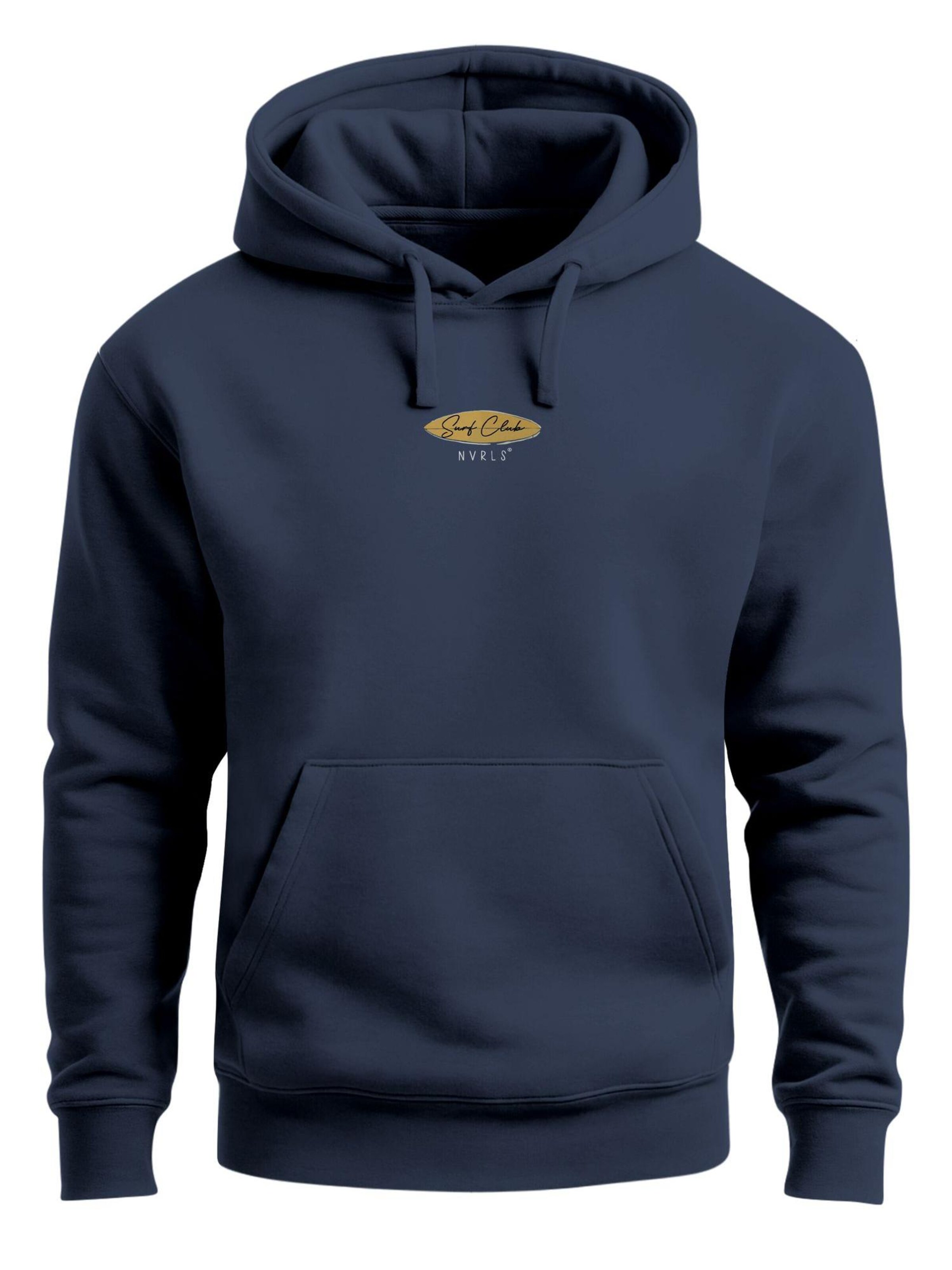 Neverless Sweatshirt 'Surfing Otter' in Blue: front