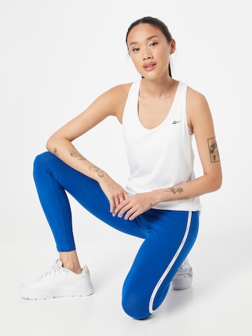 Haut de sport Reebok en blanc