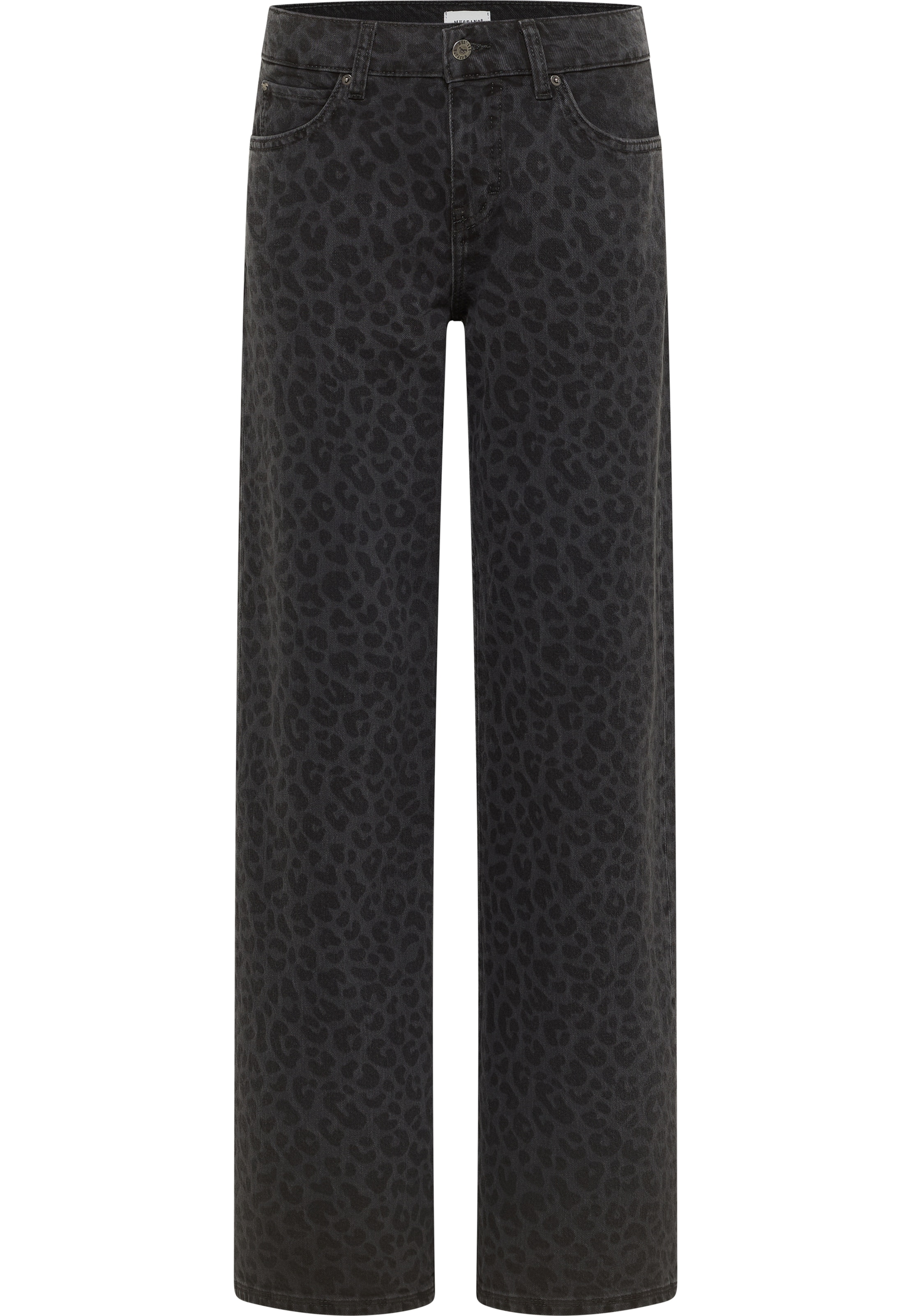 MUSTANG Wide Leg Jeans in Schwarz: Vorderseite