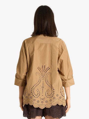 Meimeij Bluse in Beige