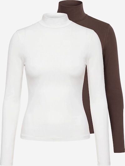 studioselect Shirt 'Mila' in XS in braun / weiß, Produktansicht
