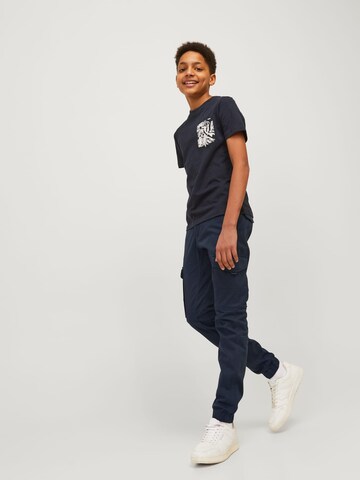 Jack & Jones Junior Baggy Broek 'paul' in Blauw