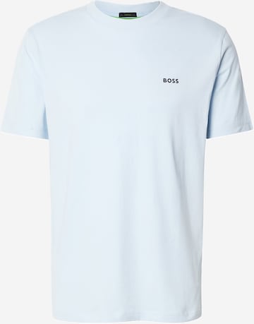 mėlyna BOSS Marškinėliai: priekis