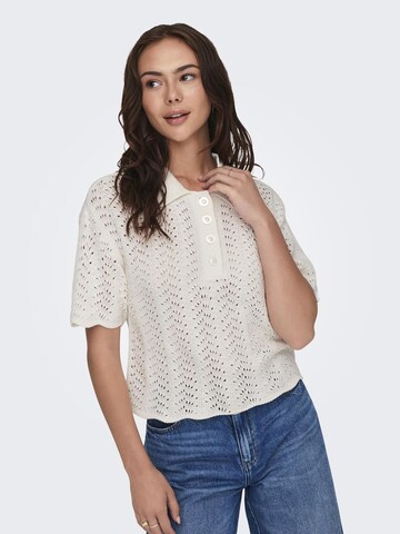 JDY Pullover 'Ellis' i hvid