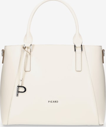 Picard Handbag ' Black Tie ' in Beige: front