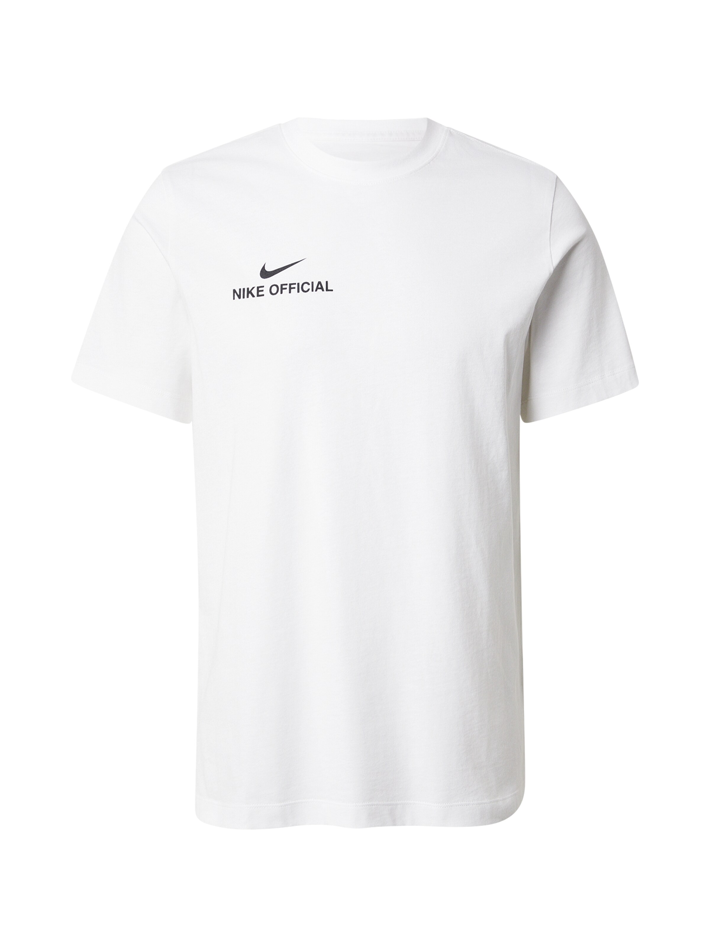 Nike Sportswear T-Shirt 'OFFICIAL' in schwarz / weiß, Produktansicht