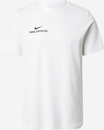 Nike Sportswear - Camiseta 'OFFICIAL' en blanco: frente