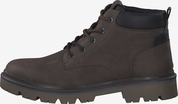 s.Oliver Lace-Up Boots in Brown