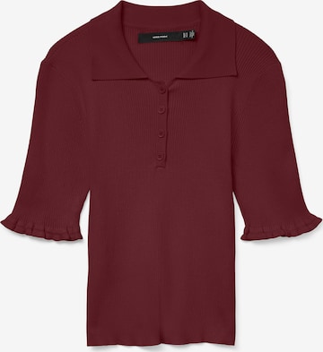 Pull-over 'VMWONDER' VERO MODA en rouge : devant