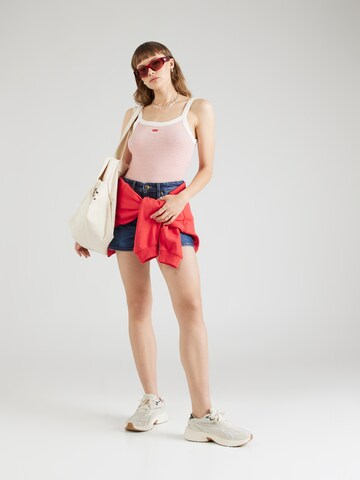 LEVI'S ® Top 'Essential Sporty Rib Tank' in Red