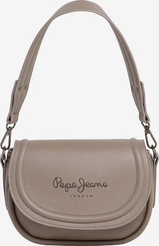 Pepe Jeans Handtasche in Grau: Vorderseite