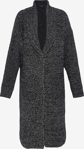 faina Neuletakki värissä musta: etupuoli