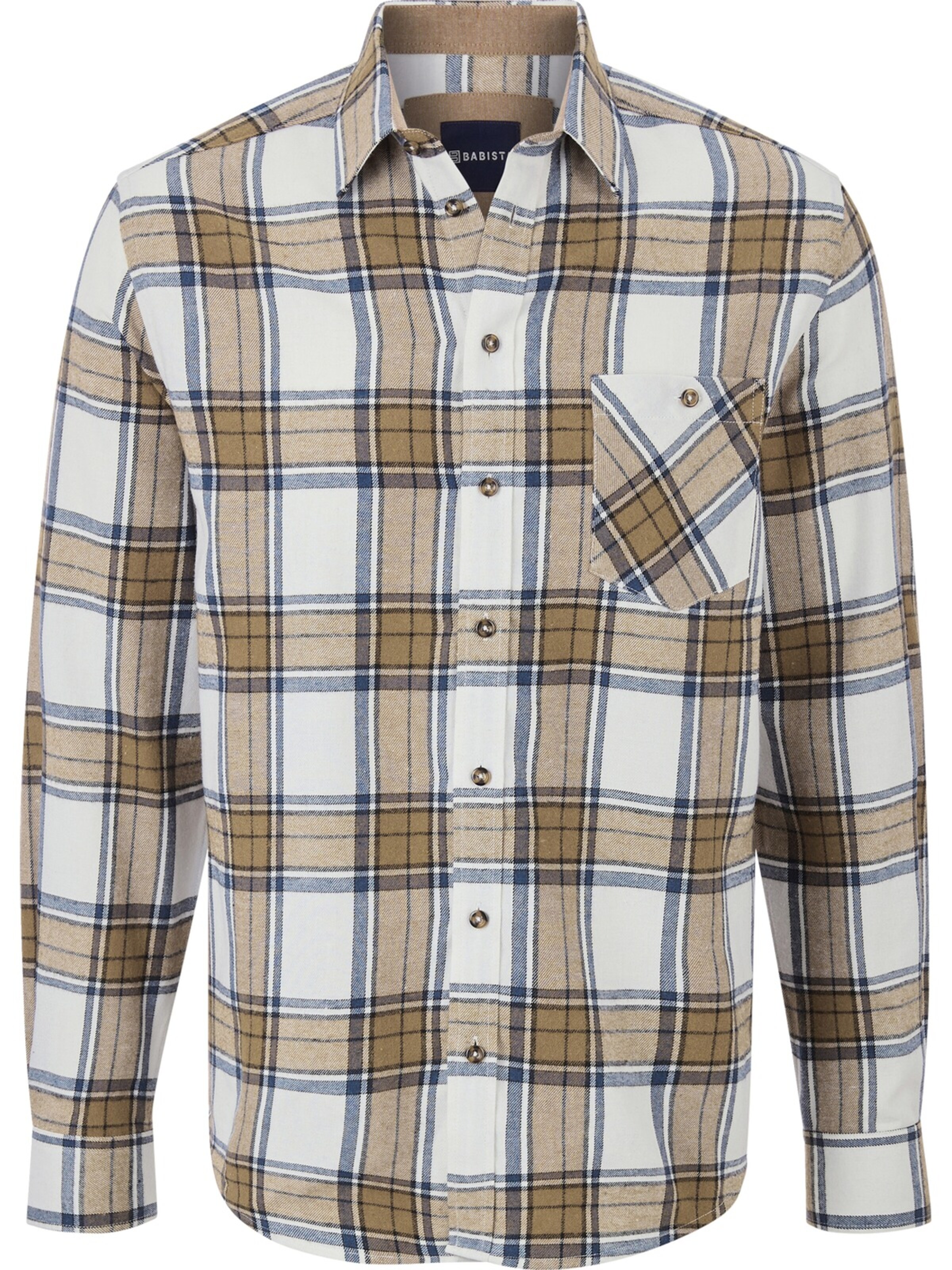 BABISTA Button Up Shirt 'Saltinora' in Brown: front