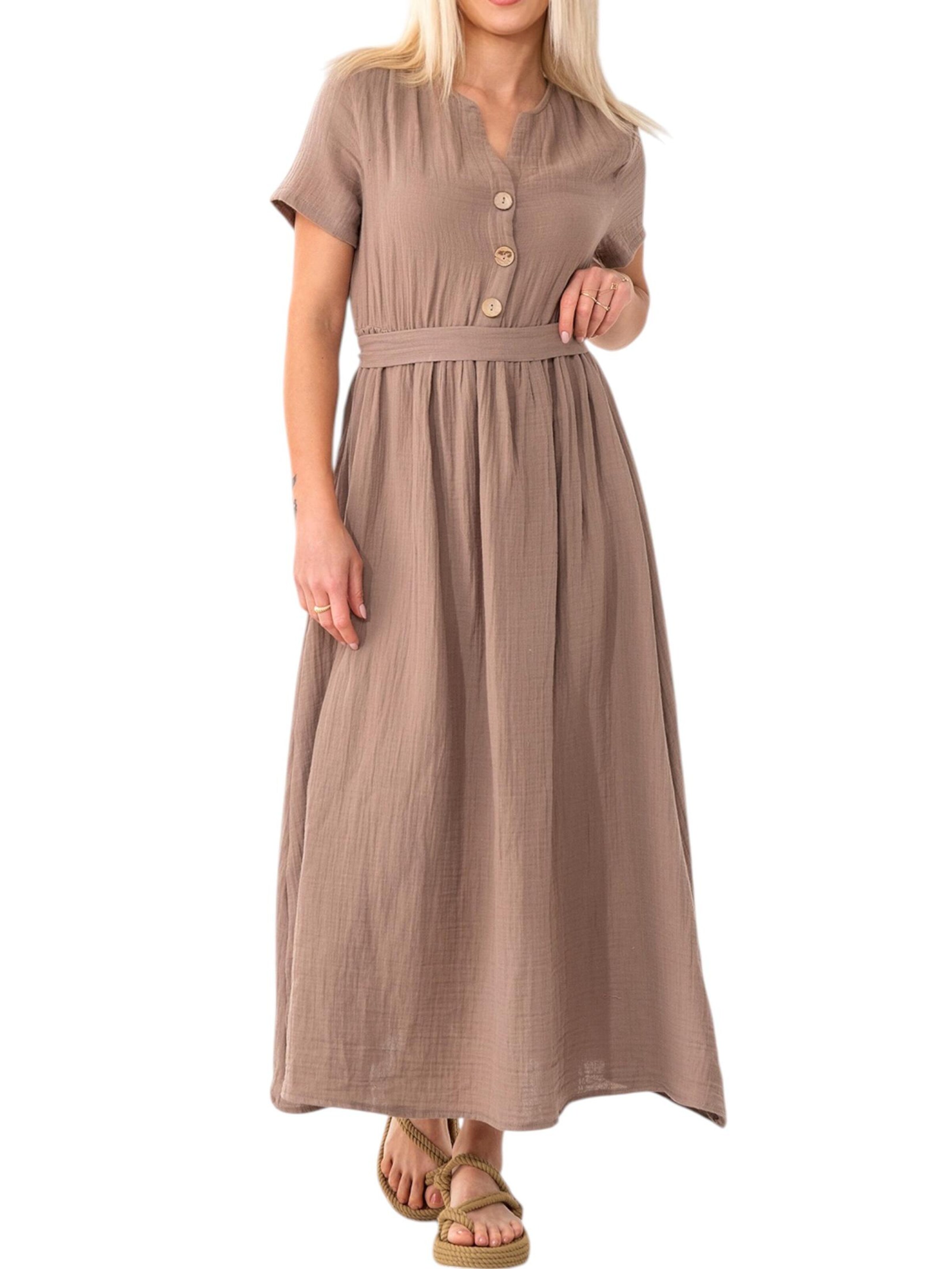 Robe d’été 'MIRA' WENOR en beige