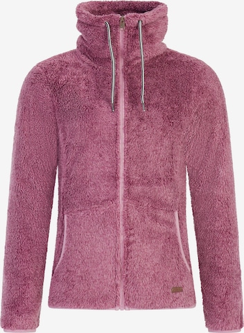 PROTEST Fleece jas 'RIRI' in Lila: voorkant