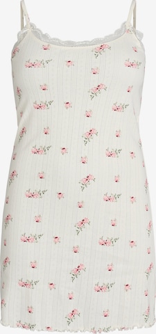 ZizziSpavaćica košulja 'Mpointy' - bijela boja: prednji dio