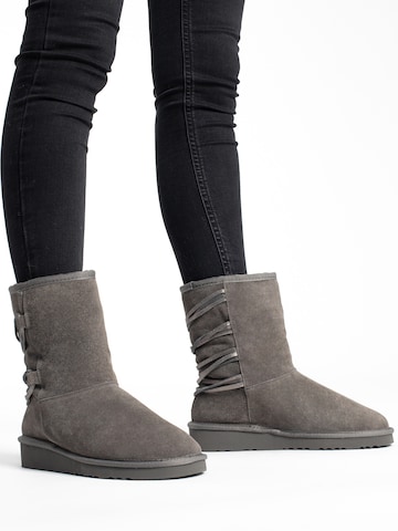 Gooce - Botas de nieve 'Evelyn' en gris: frente