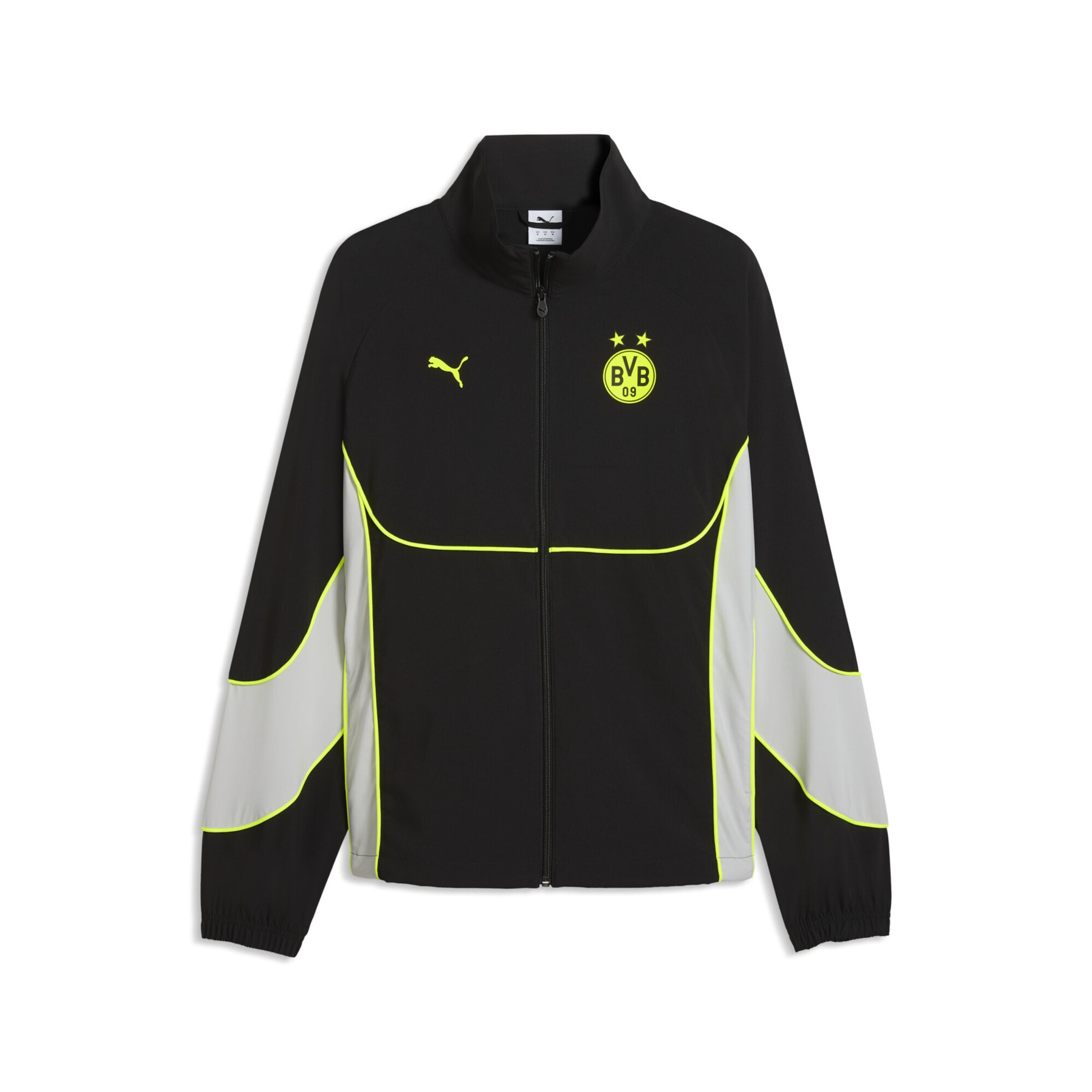 PUMA Sportjacke in Schwarz: Vorderseite