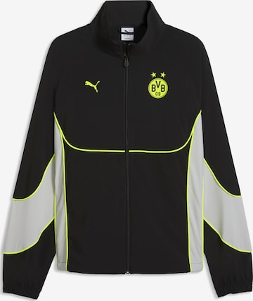 PUMA Sportjacke in Schwarz: Vorderseite