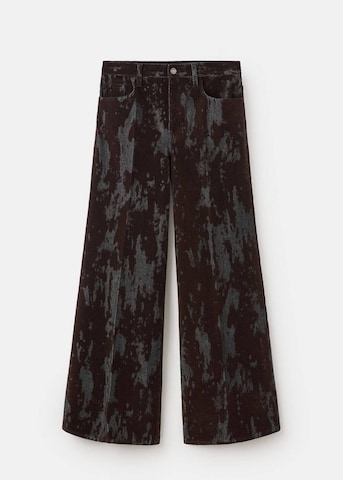 MANGO Wide leg Jeans 'Olimpiap' in Brown