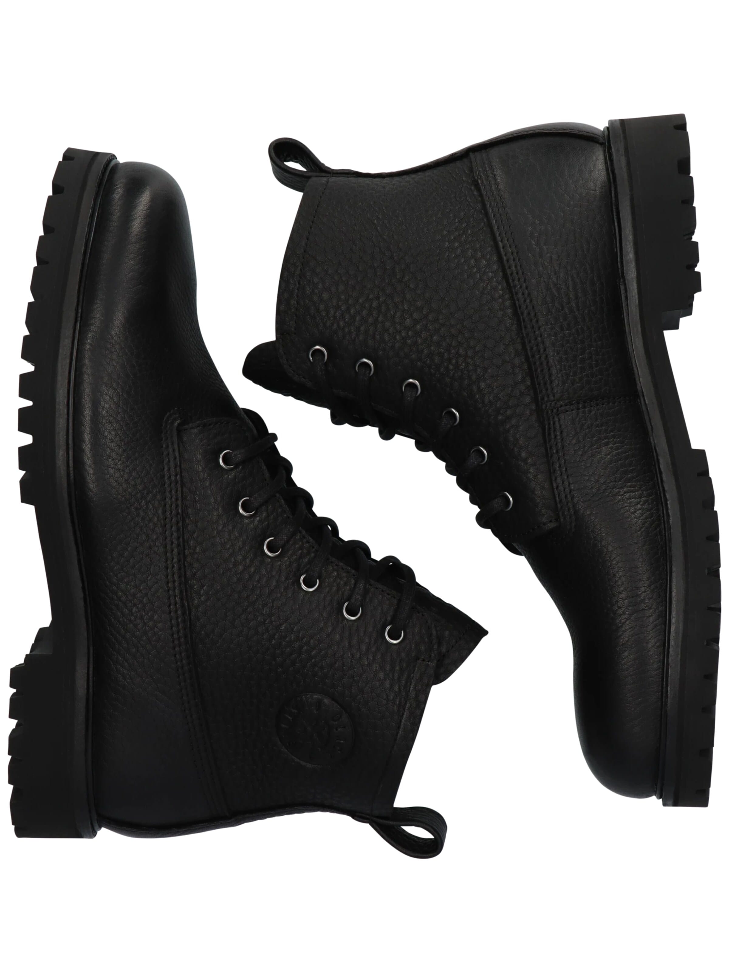 BLACKSTONE - Botas con cordones 'Rock Hardy OM62' en negro