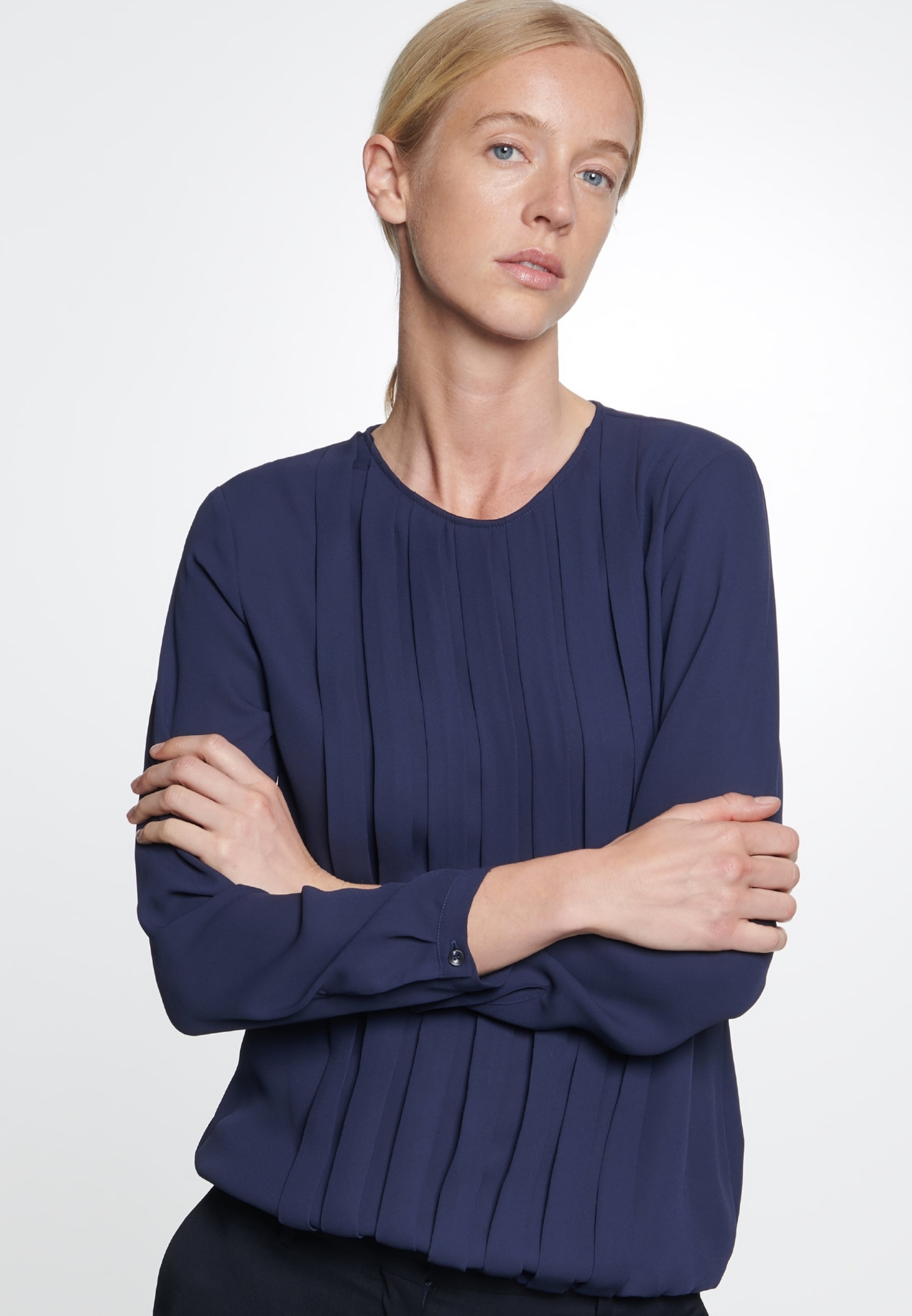 SEIDENSTICKER Fashion-Bluse \' Schwarze Rose \' in Nachtblau | ABOUT YOU
