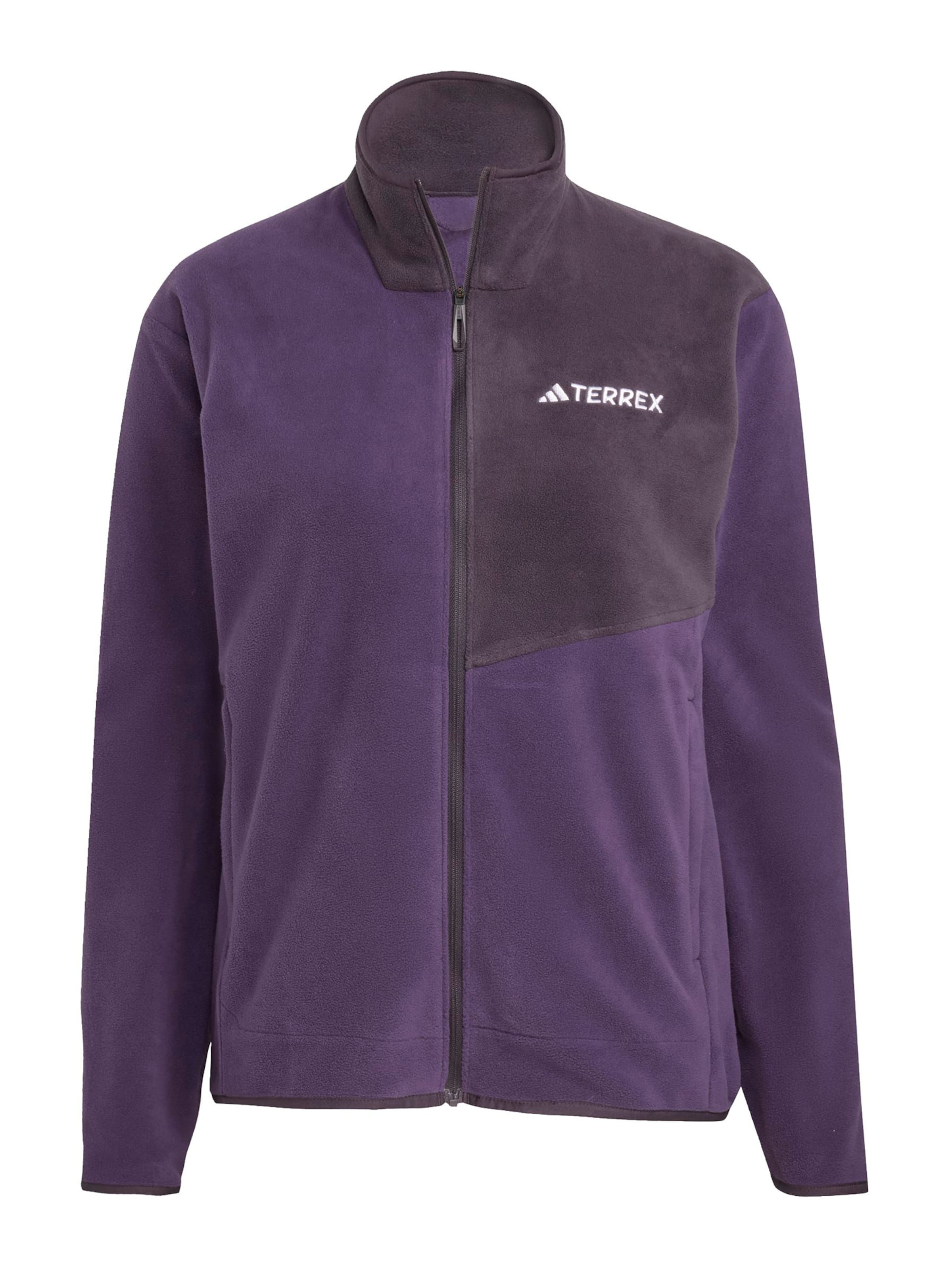 ADIDAS TERREX - Chaqueta polar funcional en lila: frente