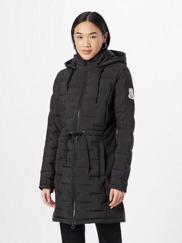 s.Oliver Winter Coat in Black: front