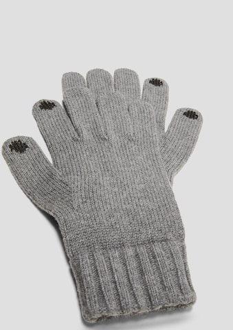 s.Oliver Full Finger Gloves in Grey