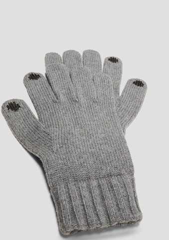 s.Oliver Full finger gloves in Grey