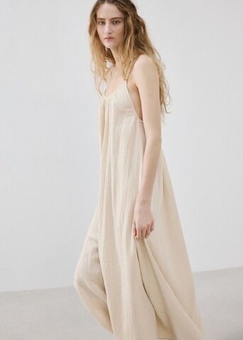 MANGO Nachthemd 'Byron' in Beige