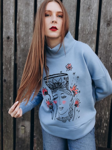 RADADA Sweatshirt 'COURLAND' in Blue: front