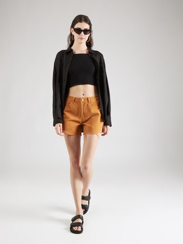 VILA Regular Jeans 'Maura' in Orange