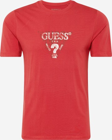 GUESS - Camiseta en rosa: frente