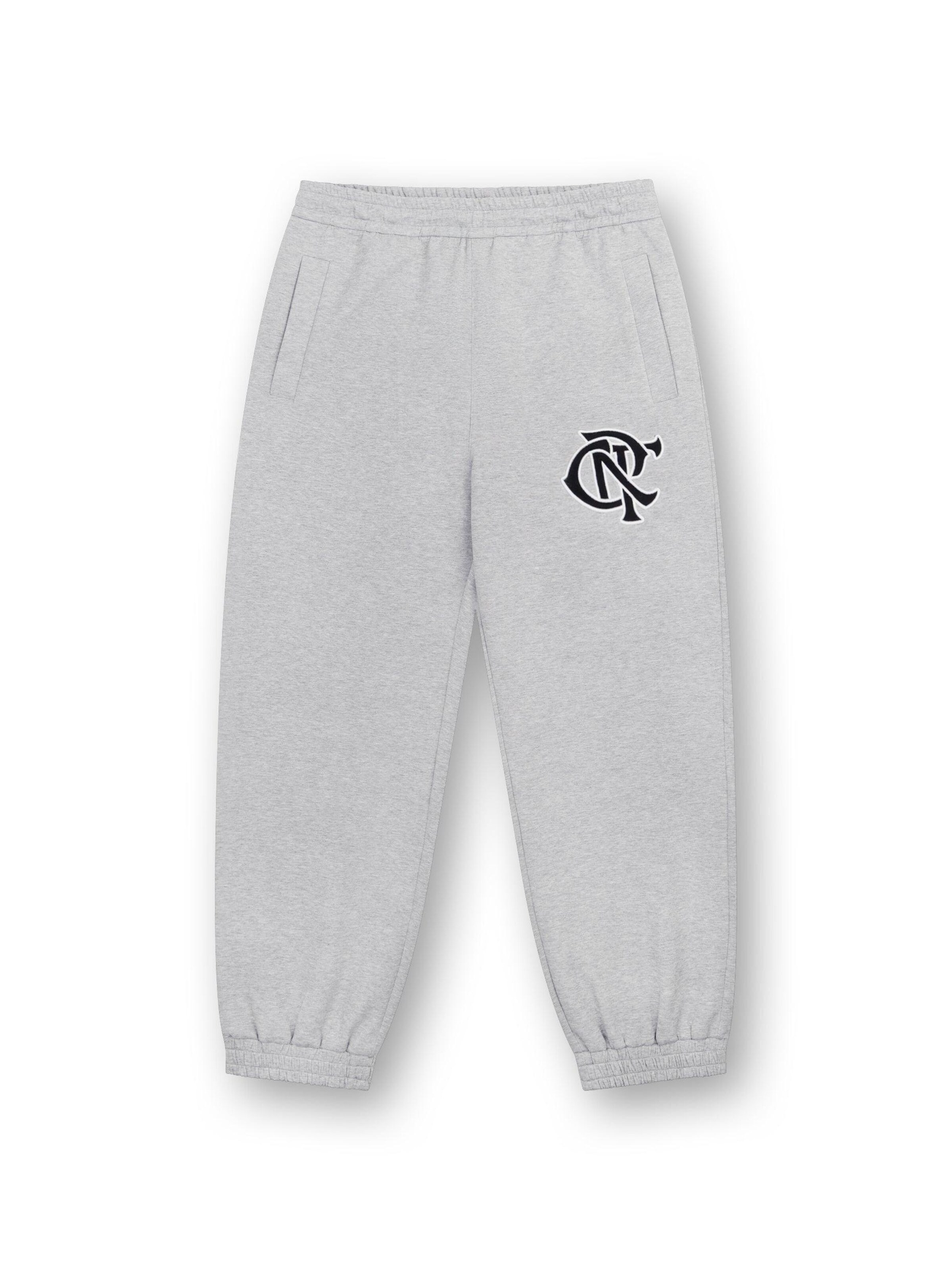 CNTR Regular Workout Pants 'Scuba Jogger Grey' in Grey: front