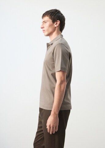 MANGO MAN Poloshirt 'bellowp' in Braun