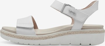 TAMARIS Sandal i vit