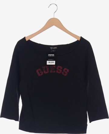 GUESS Sweatshirt & Zip-Up Hoodie in L in Black: front